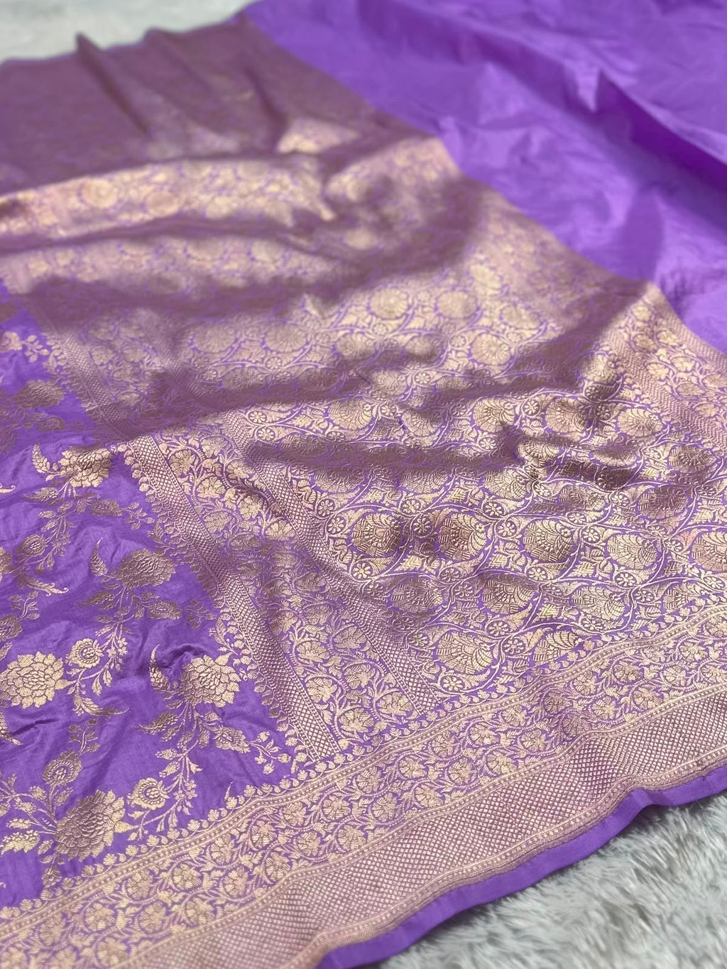 Pure katan Silk Banarasi Saree