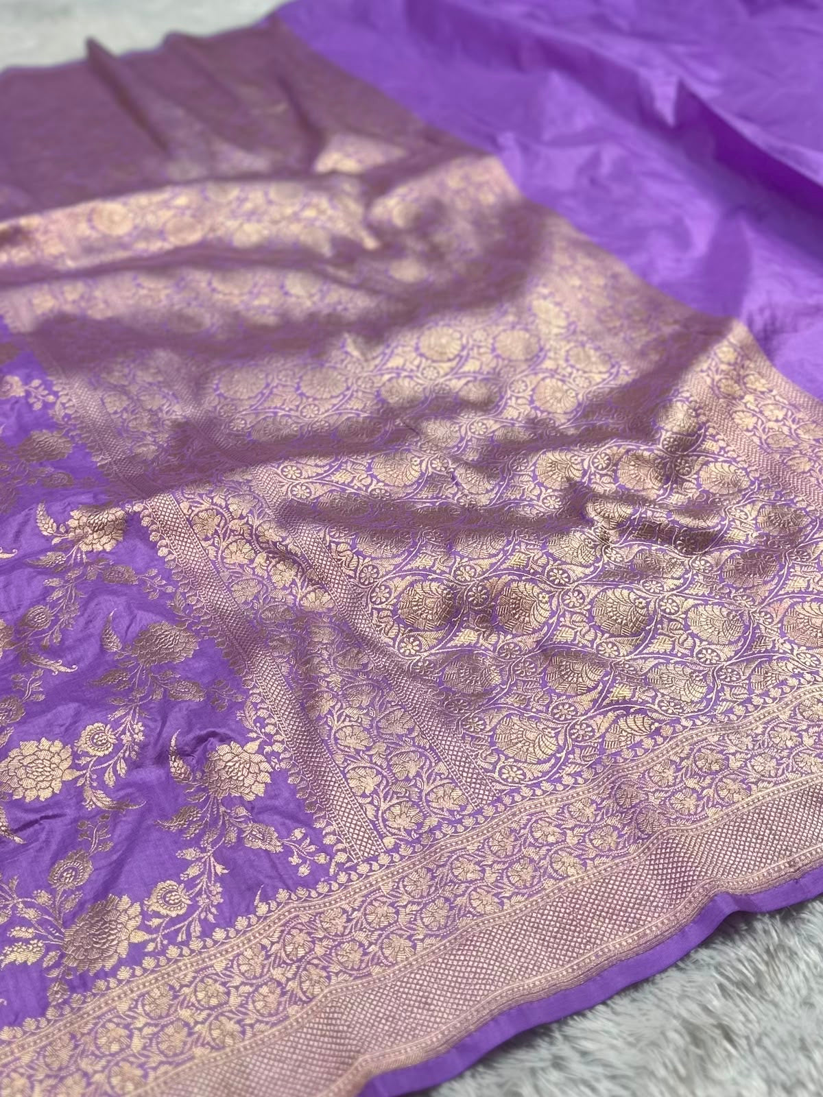 Pure katan Silk Banarasi Saree