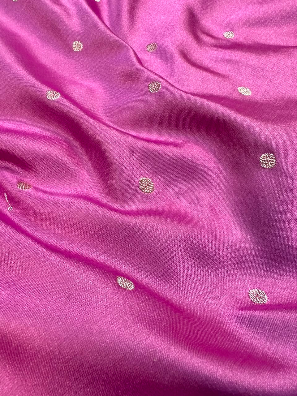 Magenta Purple Mashru Silk Banarasi Saree
