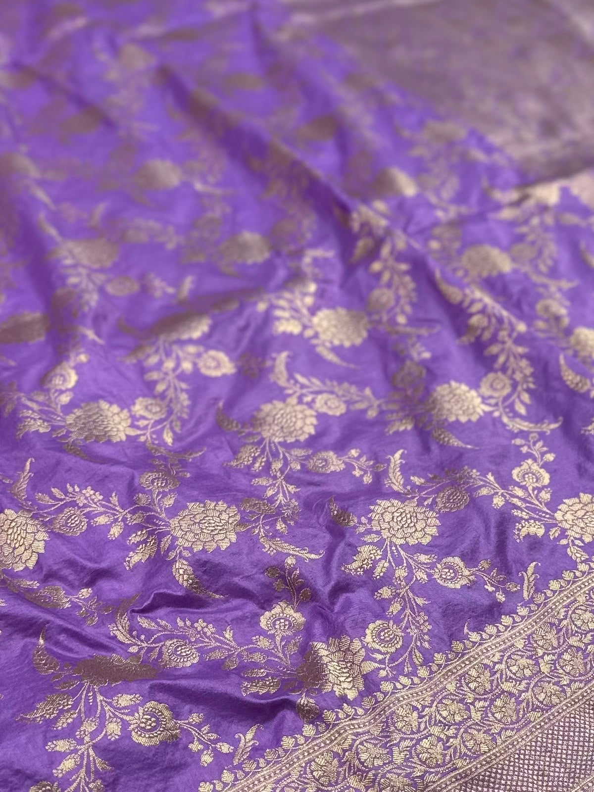 Pure katan Silk Banarasi Saree