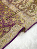 Jamawar Meenedar Buti Satin Katan Silk Banarasi Saree