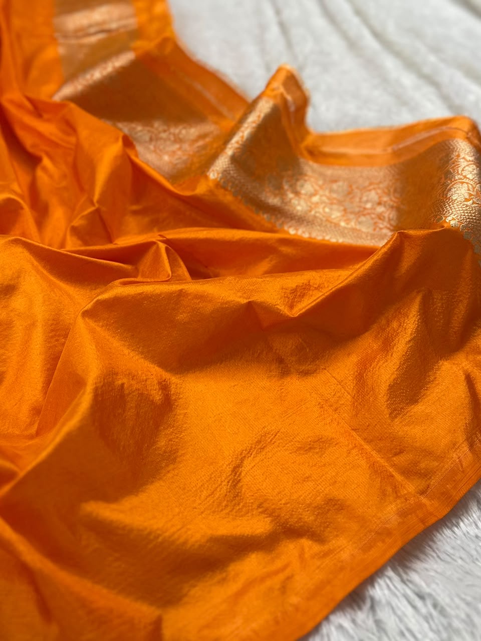 Pure katan Silk Banarasi Saree