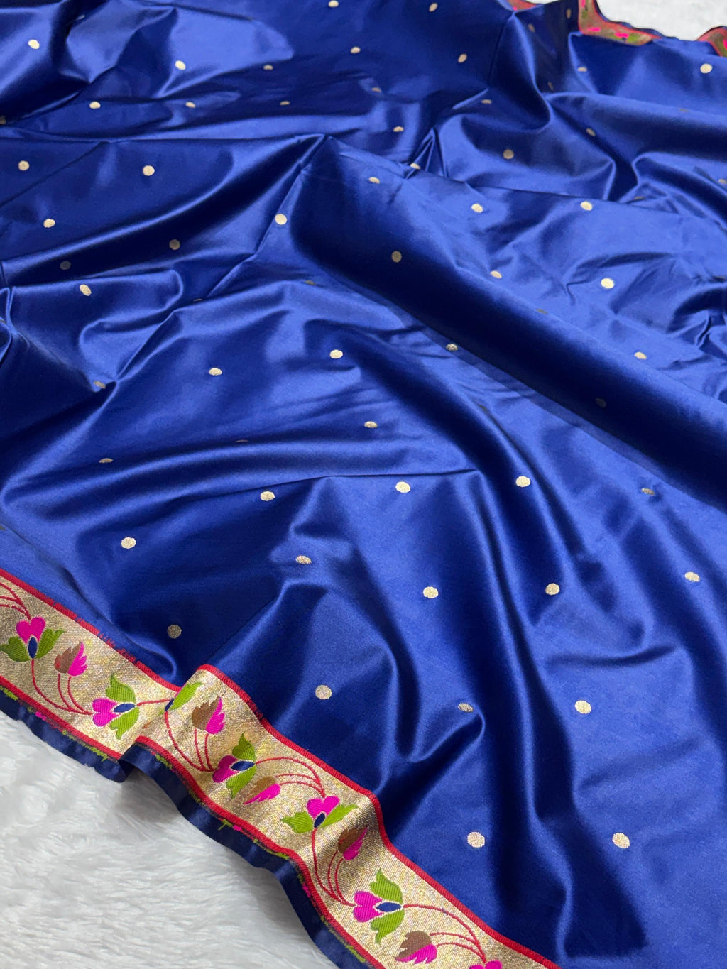 Paithani Meena Border Mashru Silk Banarasi Saree