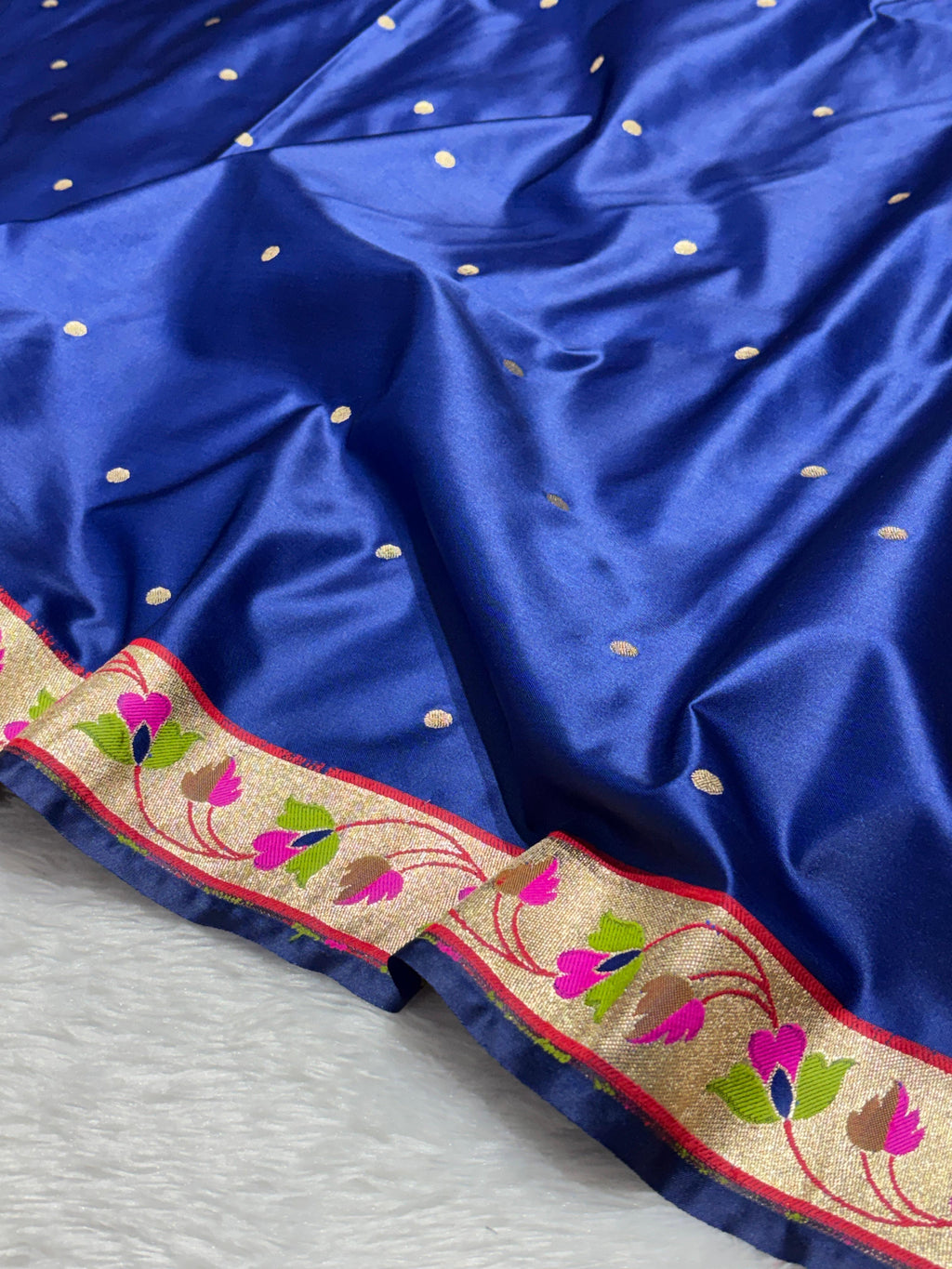 Paithani Meena Border Mashru Silk Banarasi Saree