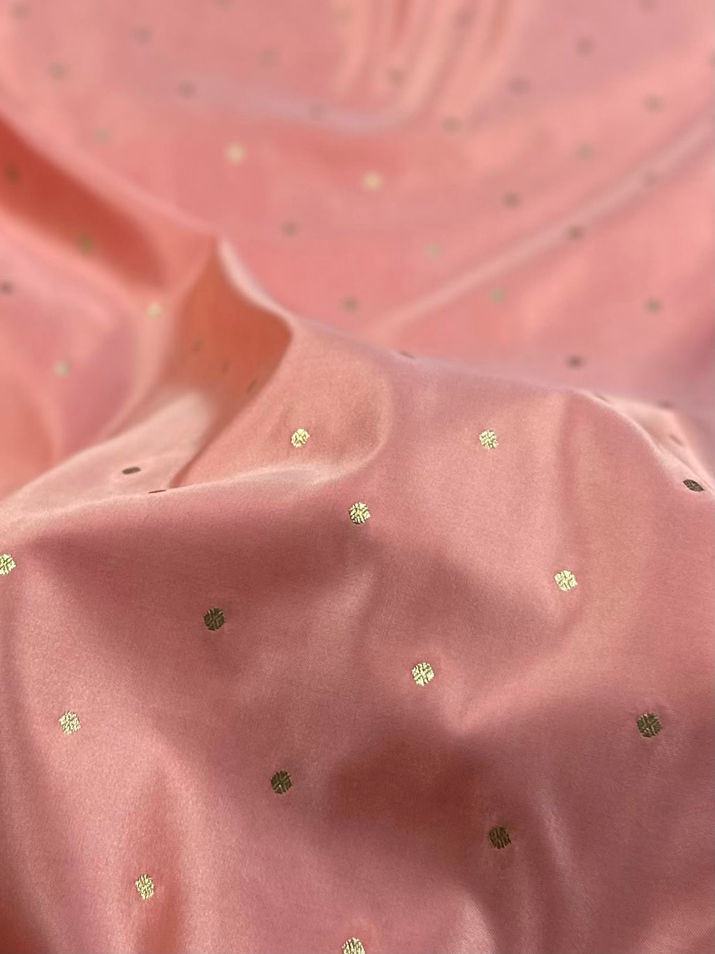 Dusty Pink Mashru Silk Banarasi Saree