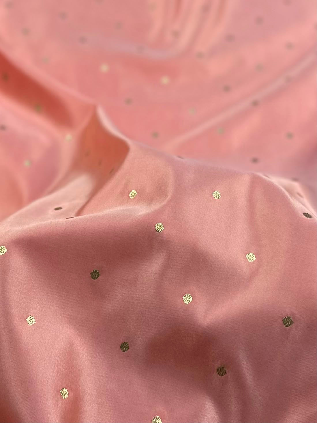 Dusty Pink Mashru Silk Banarasi Saree