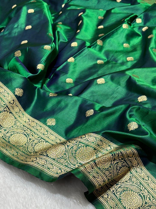Banarasi Buti Mashru Silk Banarasi Saree