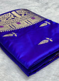 Mashru Banarasi Silk Saree in Buta with Meena Border