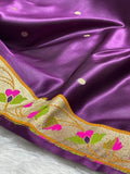 Paithani Meena Border Mashru Silk Banarasi Saree