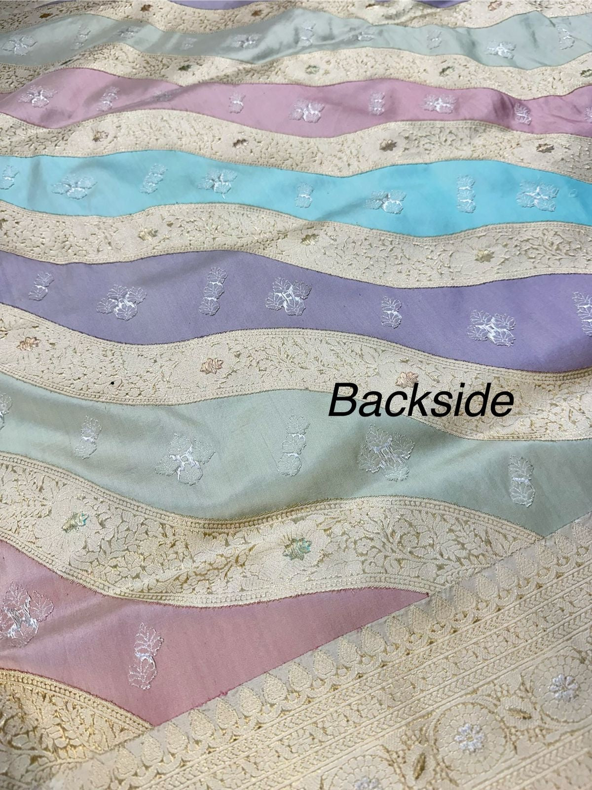 Handwoven Pure Banarasi Rangkaat Silk Saree – Pure Katan Silk | Rangkaat Technique | Luxury Banarasi Saree