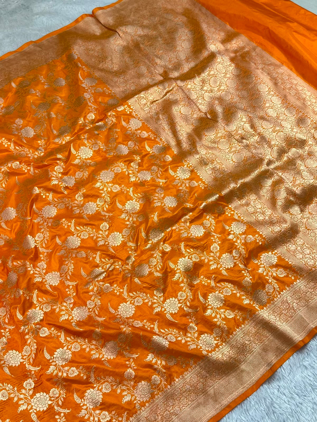 Pure katan Silk Banarasi Saree