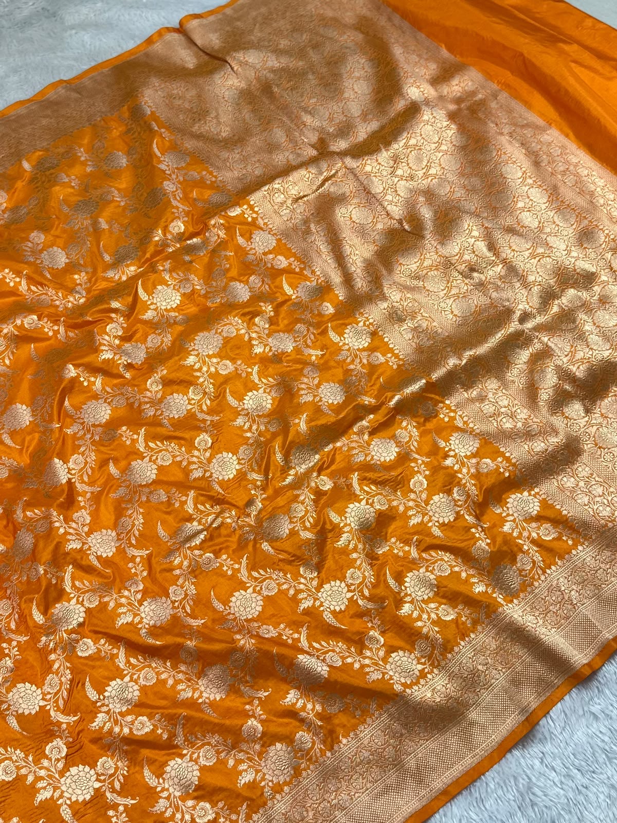 Pure katan Silk Banarasi Saree