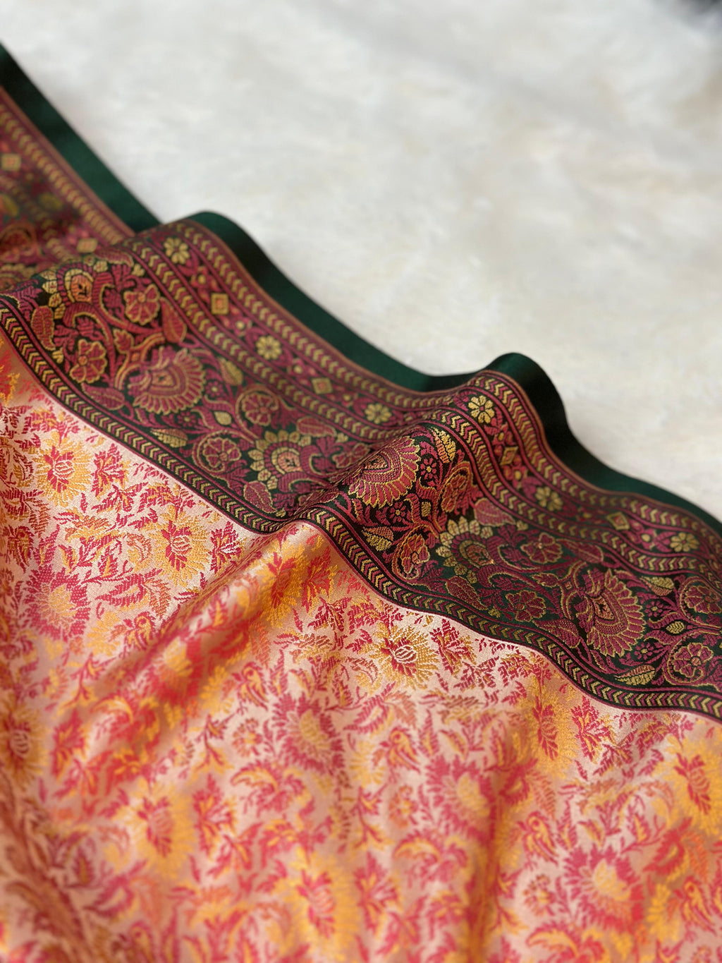 Mashru Silk Tanchui Banarasi Saree