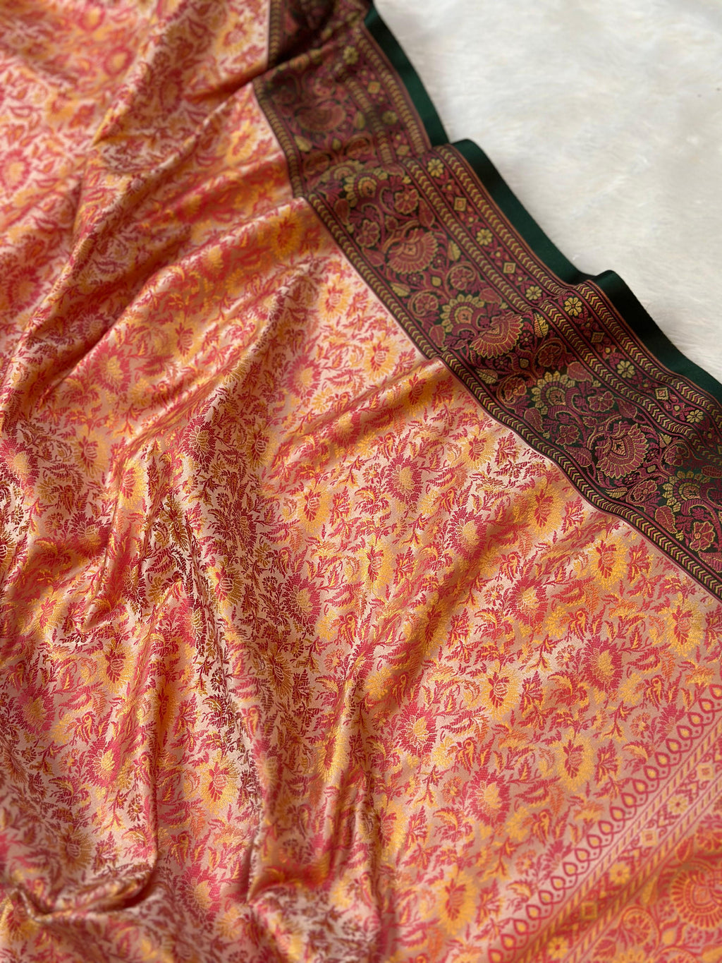 Mashru Silk Tanchui Banarasi Saree