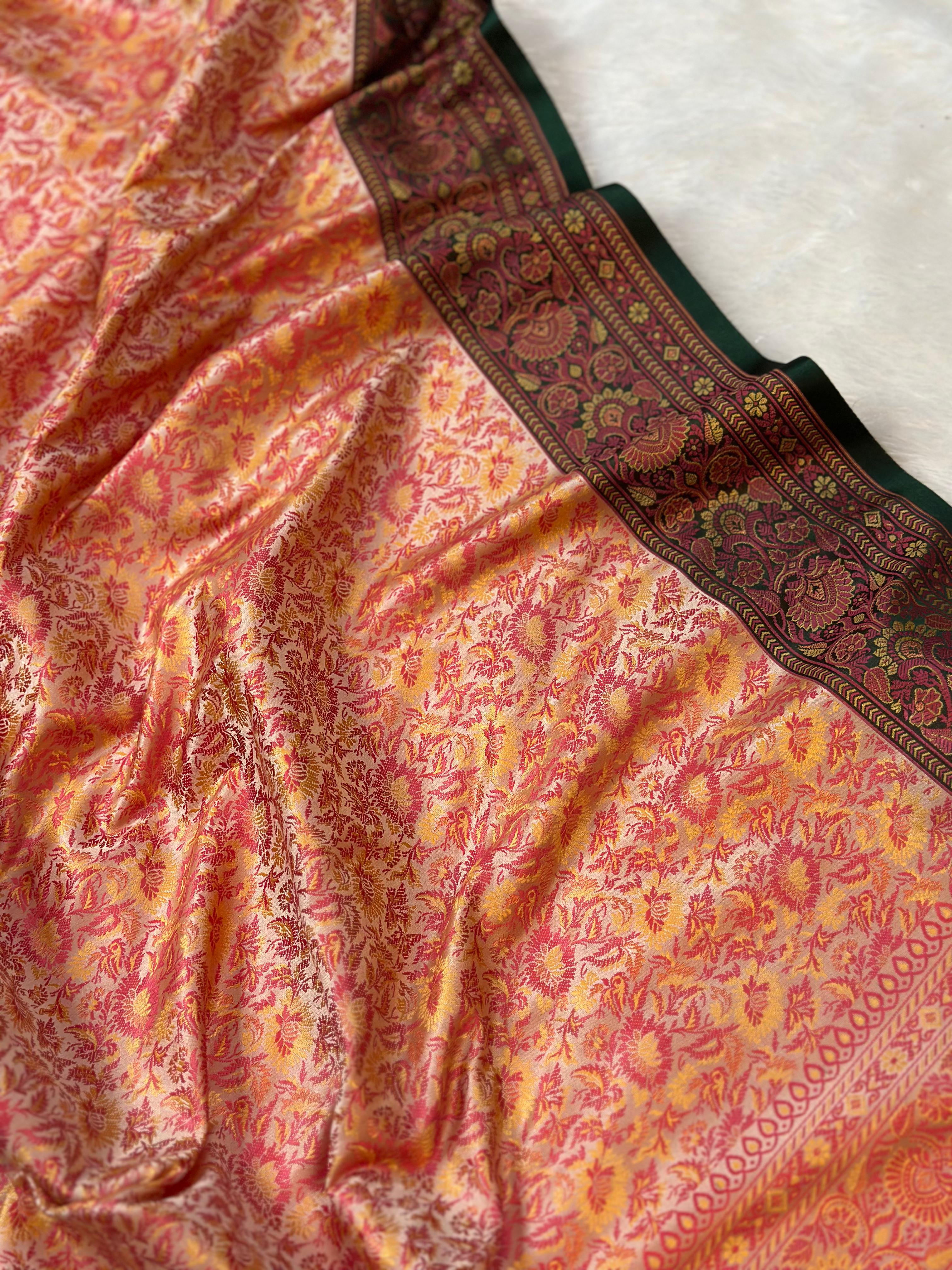 Mashru Silk Tanchui Banarasi Saree