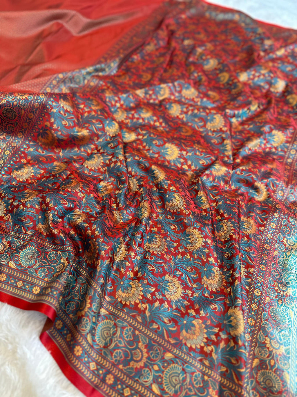 Mashru Silk Tanchui Banarasi Saree