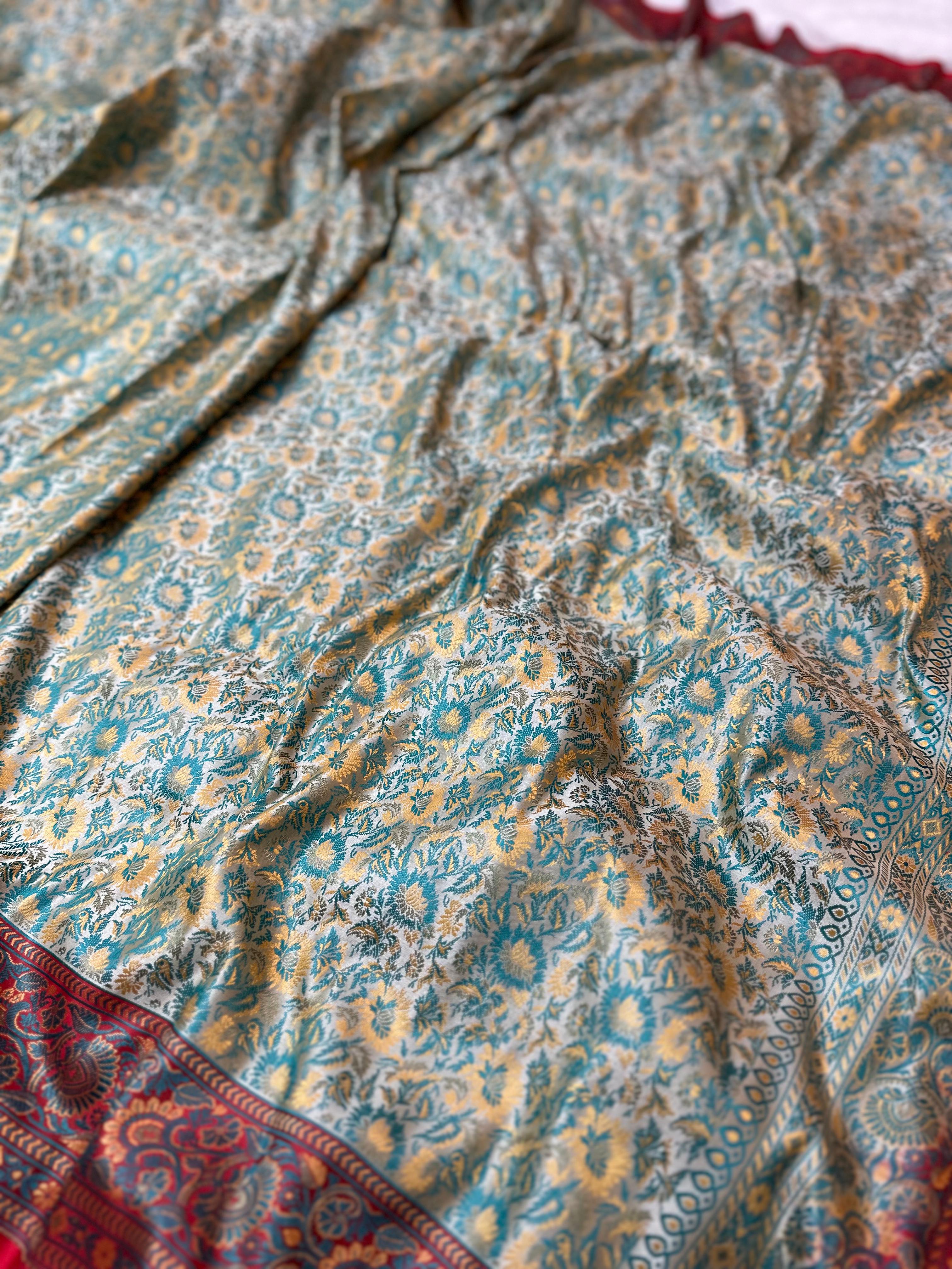 Mashru Silk Tanchui Banarasi Saree